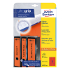 Pärmetiketter självhäftande 297 x 61mm | Avery L4752-20 | blå | 60st 212124 - 1