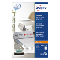 Avery Tältkort | 110 x 40mm | vit | ​​​​​​​Avery C32253-25 | 100st C32253-25 212775