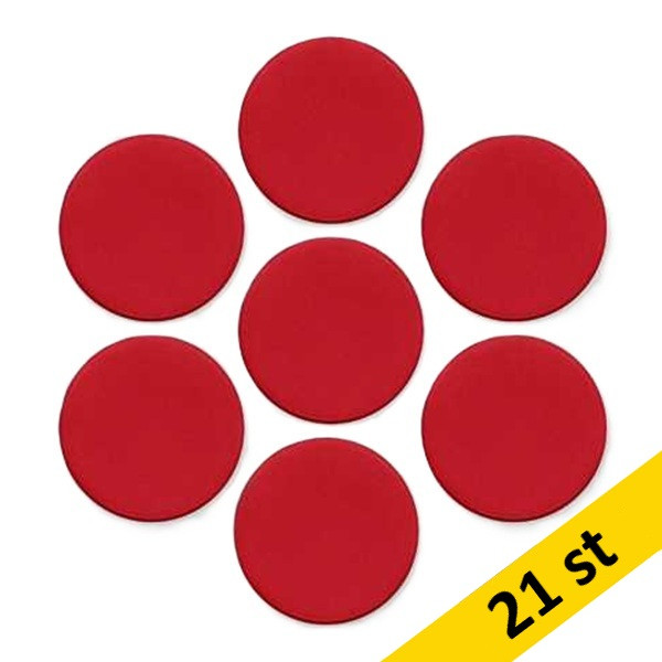 Büngers Magnet 25mm röd | 21st 360813 - 1