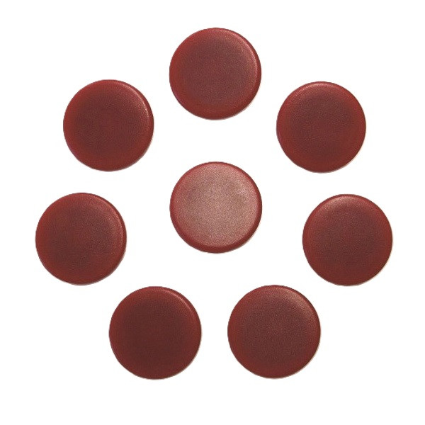 Magnet 25mm röd | Büngers 7st 360115 - 1