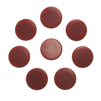 Magnet 25mm röd | Büngers 7st 360115