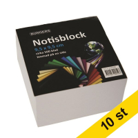 Büngers Notes | 90mm x 90mm | vita limmad | 500 ark | 10st  360824