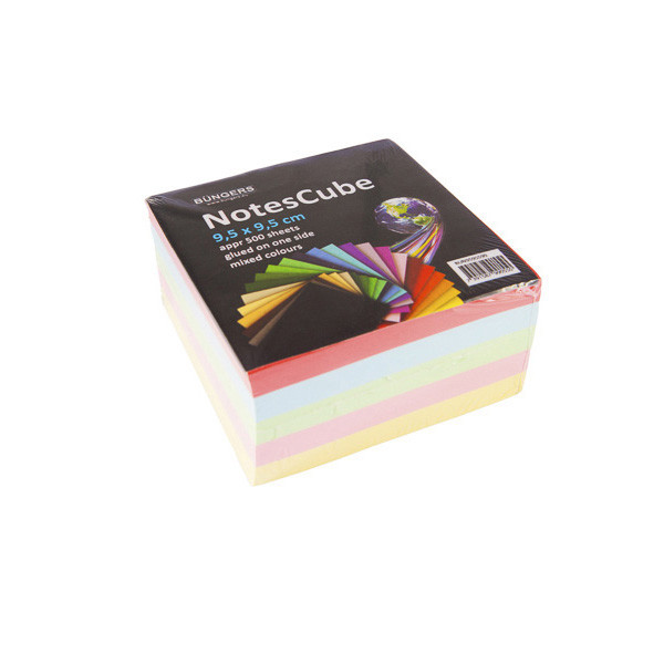 Büngers Notes | 95mm x 95mm | blandade färger | 500 ark 9595599 238703 - 1