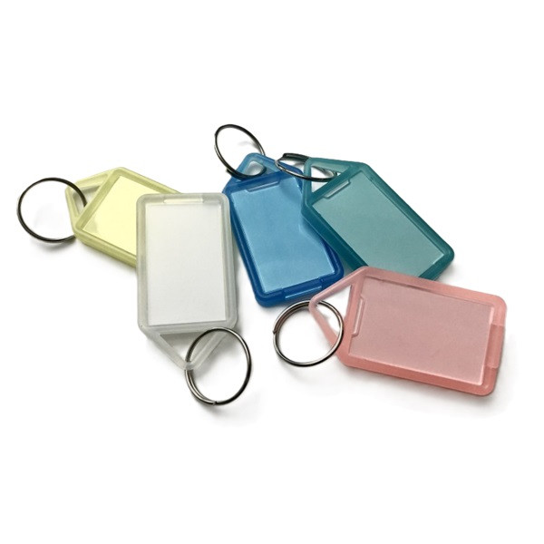 Nyckelbricka hårdplast (PP) blandade färger | Büngers | 5st 360116 - 2