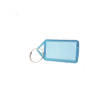 Büngers Nyckelbricka hårdplast (PP) transparent turkos | Büngers | 1st 125021 360121