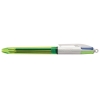 Kulspetspenna | BIC 4 Colours Fluo
