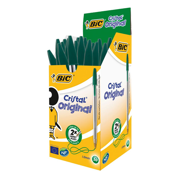 BIC Kulspetspenna | BIC Cristal Original | grön | 50st 8373629 224614 - 1