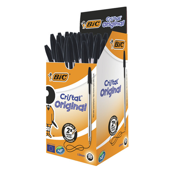 BIC Kulspetspenna | BIC Cristal Original | svart | 50st 8373639 224610 - 1