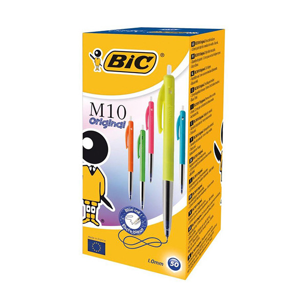 BIC Kulspetspenna | BIC M10 Original | blandade färger | 50st 8935821 224661 - 1
