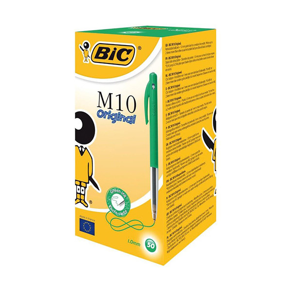 BIC Kulspetspenna | BIC M10 Original | grön | 50st 1199190124 224606 - 1