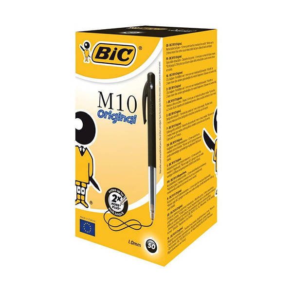 BIC Kulspetspenna | BIC M10 Original | svart | 50st 1199190125 224602 - 1