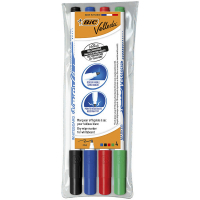 BIC Whiteboardpenna 1.2mm | BIC Velleda 1721 | sorterade färger | 4st 1199001724 238817