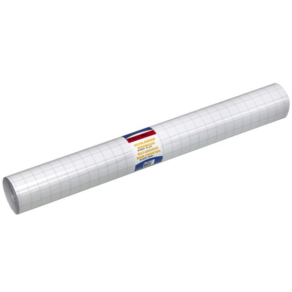 Bokplast självhäftande 60cm x 25m | Bantex | blank SE000355 - 1