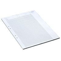 Provskrivningsblad A4 rutat | hålat | 5x5mm | 500 ark SE000420