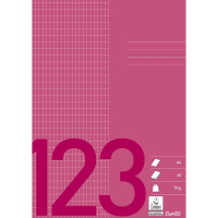 Räknehäfte A4 rutat | 5x9mm | röd SE000905