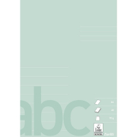 Skrivhäfte A4 1/2 linjerat | 19,5mm | ljusgrön SE000800