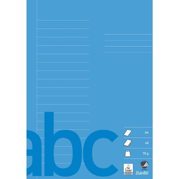 Skrivhäfte A4 linjerat | 14,5mm | blå SE000535 - 1