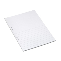 Skrivpapper A4 1/2 linjerat | hålat | 14,5mm | 500 ark SE000450