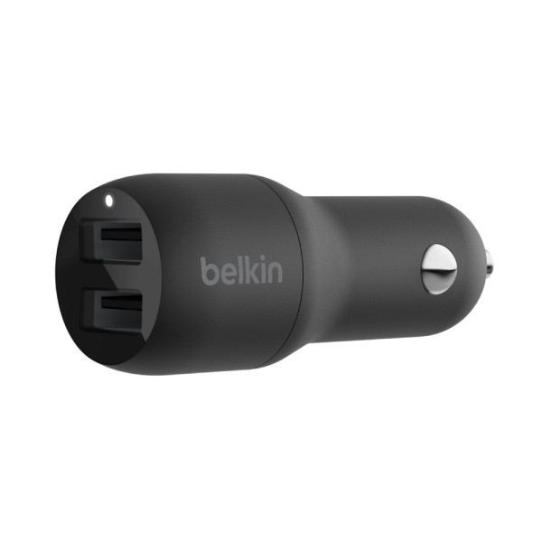 Belkin Dual USB-A billaddare | 2 x 12W | svart CCB001btBK 360358 - 2