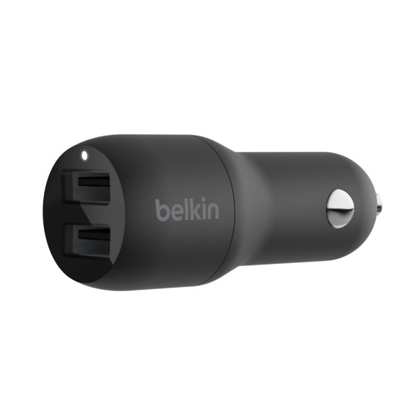 Billaddare 12W | 2x USB-A | Belkin Dual 360358 - 2