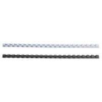Bindningsspiral 14mm vit/svart | 123ink | 50st 340054