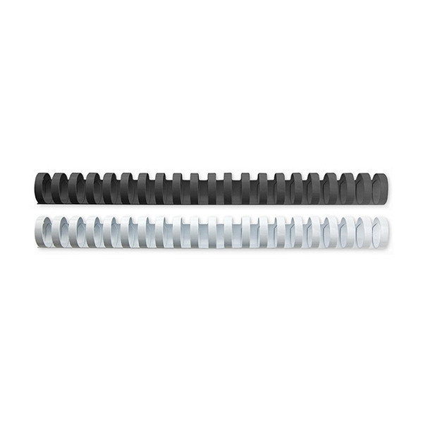 Bindningsspiral 16mm vit/svart | 123ink | 50st 340055 - 1