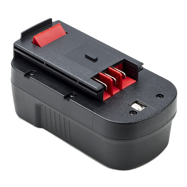 Black & Decker batteri 18V | 1500mAh | A1718 | A18 | HPB18 | Ni-MH (varumärket 123ink) 244760-00 A1718 A18 A18E A18NH ABL00099 - 1
