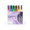 Blackboardpenna 6.0mm | ZIG Illumigraph PMA-510 B | sorterade färger | 6st