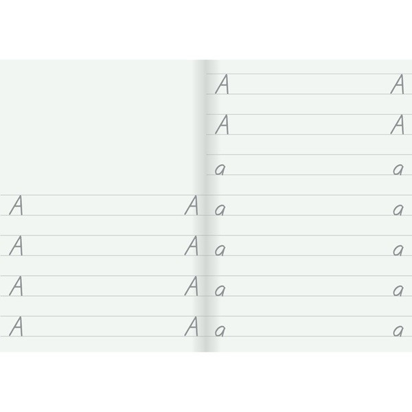 Bokstavshäfte A5 | ljusgrön SE000820 - 3
