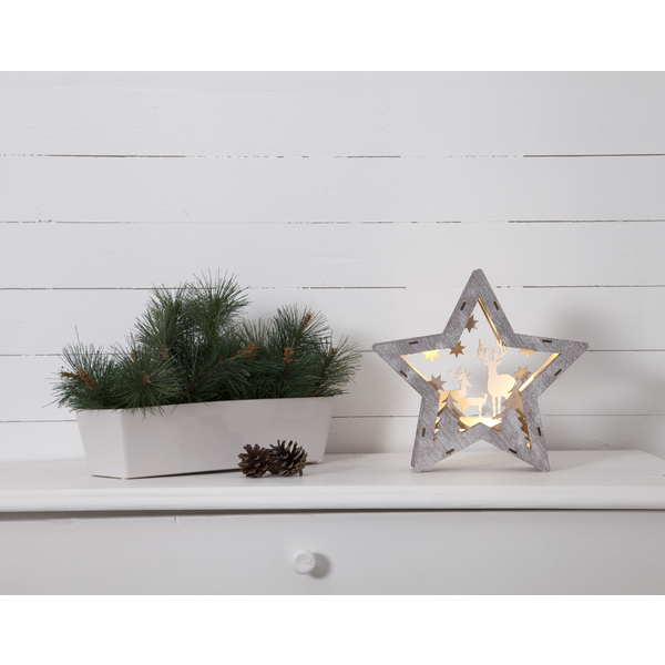 Bordsdekoration Fauna | 25x24cm | brun [Star Trading] 271-36 501821 - 3