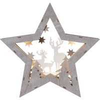 Bordsdekoration Fauna | 34x32cm | brun [Star Trading] 271-37 501820