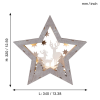 Bordsdekoration Fauna | 34x32cm | brun [Star Trading] 271-37 501820 - 5