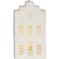 Bordsdekoration Vinter | 8,5x16x6cm | vit [Star Trading] 992-76 501815