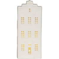 Bordsdekoration Vinter | 8,5x21x6cm | vit [Star Trading] 992-75 501814