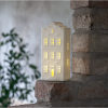 Bordsdekoration Vinter | 8,5x21x6cm | vit [Star Trading] 992-75 501814 - 2