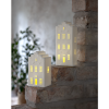 Bordsdekoration Vinter | 8,5x21x6cm | vit [Star Trading] 992-75 501814 - 4