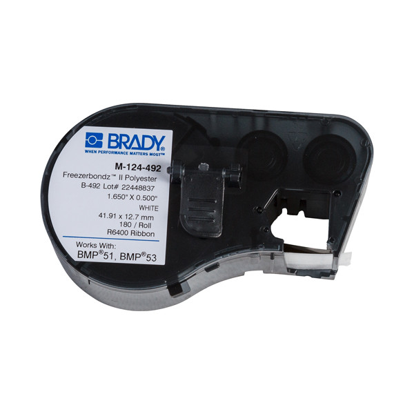 Brady M-124-492 polyestertejp | 41,91mm x 12,7mm (original) M-124-492 146232 - 1