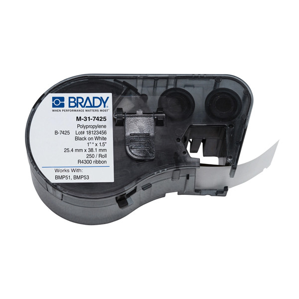 Brady M-31-7425 polypropentejp | 25,4mm x 38,1mm (original) M-31-7425 146048 - 1