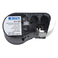 Brady M-91-498 vinylvävnadstejp | 25,4mm x 38,1mm (original) M-91-498 146044