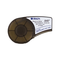 Brady M21-375-C-342 värmekrympslang | svart text  - vit tejp | 16,38mm x 2,10m (original) M21-375-C-342 147204