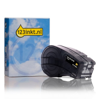 Brady M21-500-595-BK vinyltejp | vit text - svart tejp | 12,7mm x 6,40m (varumärket 123ink) M21-500-595-BKC RL-BD-Vi-21P-500-WT/BK 147223