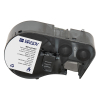 Brady M4-124-461 laminerad polyestertejp | svart text - vit tejp | 12,7mm x 41,91mm x 19,05mm (original) 148142 - 1