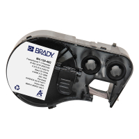 Brady M4-130-492 polyestertejp | svart text - vit tejp | 20,99mm x 9,53mm (original) M4-130-492 148290