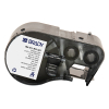 Brady M4-211-RO-427 laminerad vinyltejp | svart text - vit tejp | 25,40mm x 30,48mm (original)