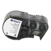 Brady M4-81-488 polyestertejp | svart text - vit tejp | 6,35mm x 48,26mm (original) 148254 - 1