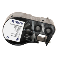 Brady M4C-1000-595-CL-BK vinyltejp | svart text - transparent tejp | 25,4mm x 6,1m (original) M4C-1000-595-CL-BK 148234