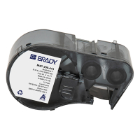 Brady M4C-250-414 polyestertejp | svart text - vit tejp | 6,35mm x 3,66m (original) M4C-250-414 147942