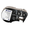 Brady M4C-375-595-WT-BK vinyltejp | svart text - vit tejp | 9,53mm x 7,62m (original) 148384 - 1