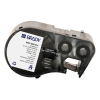 Brady M4C-500-414 polyestertejp | svart text - vit tejp | 12,70mm x 3,66m (original) 147965 - 1