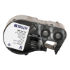 Brady M4C-500-422 polyestertejp | svart text - vit tejp | 12,70mm x 7,62m (original) 147962 - 1
